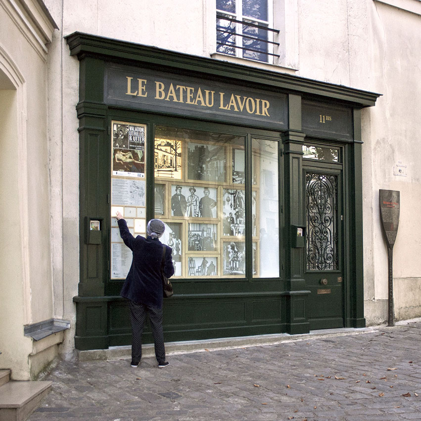 Vitrine Bateau-Lavoir, Musée de Montmartre, Paris